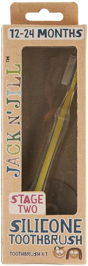 Jack n Jill Silicone toothbrush (1 Stuks)
