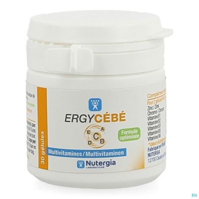 Nutergia Ergycébé | 30 capsules