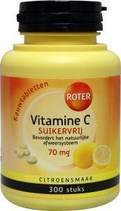 Roter Vitamine C 70 mg suikervrij (300 Tabletten)