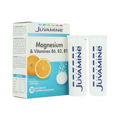 Juvamine Magnesium&Vitamines B6, B2, B1 | 30 bruistabletten
