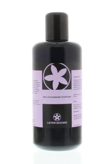 Liever Gezond Mineraalwater nano zink/koper 15/2ppm (200 Milliliter)