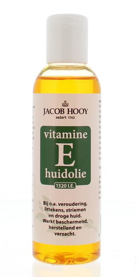 Jacob Hooy Vitamine E huidolie (150 Milliliter)