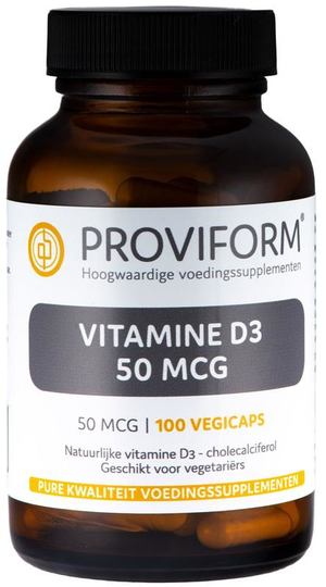 Proviform Vitamine D3 50mcg (100 Vegetarische capsules)