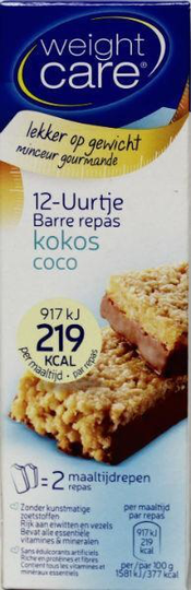 Weight Care Maaltijdreep kokos (116 Gram)
