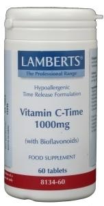 Lamberts Vitamine C 1000 Time release & bioflavonoiden (60 Tabletten)