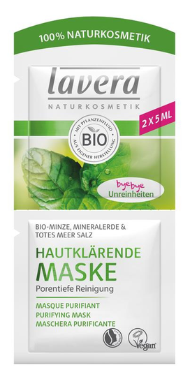 Lavera Purifying masker masque purifiant bio EN-FR-IT-DE (10 Milliliter)