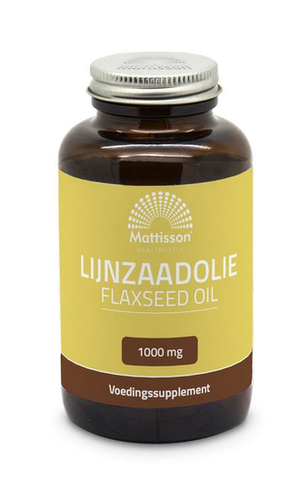 Mattisson Lijnzaadolie/Flaxseed oil 1000mg (90 Capsules)