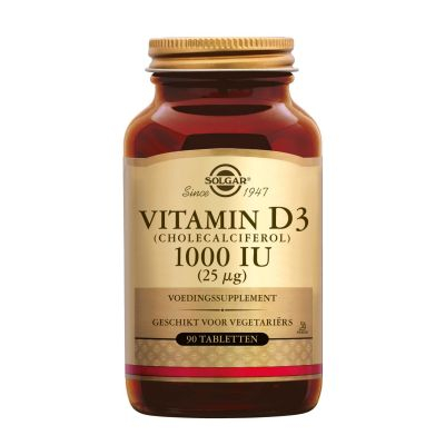 Solgar Vitamin D3 1000 IU (25µg) | 90 tabletten