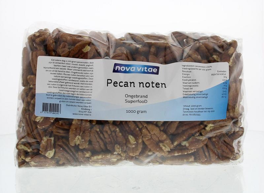 Nova Vitae Pecannoten ongebrand raw (1 Kilogram)