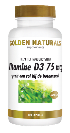 Golden Naturals Vitamine D3 75 mcg