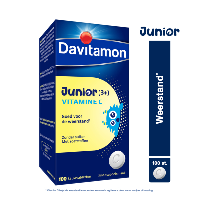 Davitamon Junior Vitamine C | 100 kauwtabletten