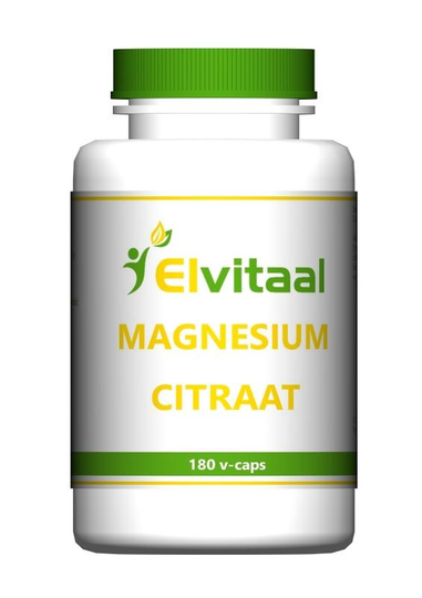 Elvitaal/elvitum Magnesium citraat (180 Vegetarische capsules)