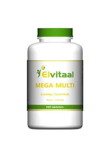Elvitaal/elvitum Mega multi (200 Tabletten)