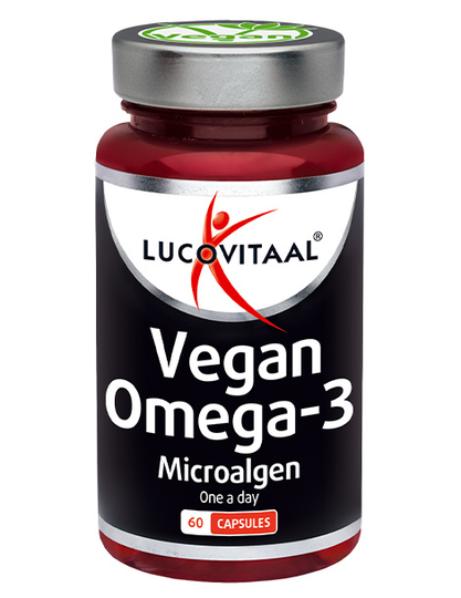 Lucovitaal Vegan omega-3 microalgen (60 Vegetarische capsules)