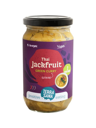 Terrasana Thaise groene curry jackfruit bio (350 Gram)