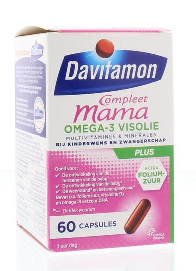 Davitamon Compleet zwanger plus visolie (60 Capsules)