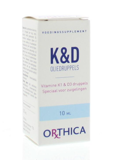 Orthica Vitamine K & D zuigeling (10 Milliliter)