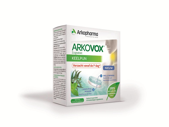 Arkopharma Arkovox keelpijn zuigtab met honing & citroen (20 st)