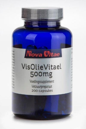 Nova Vitae Visolie vitael 500 mg (zalmolie) (200 Capsules)