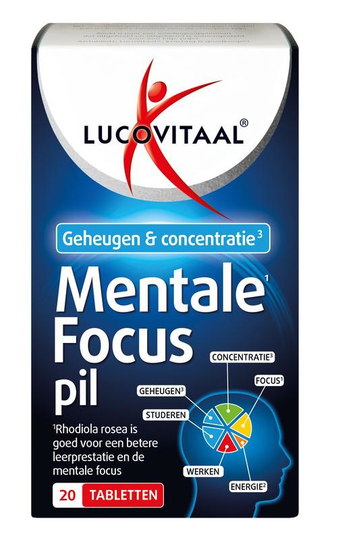 Lucovitaal Mentale focus pil (20 Tabletten)