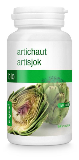 Purasana Artisjok/artichaut vegan bio (120 Vegetarische capsules)