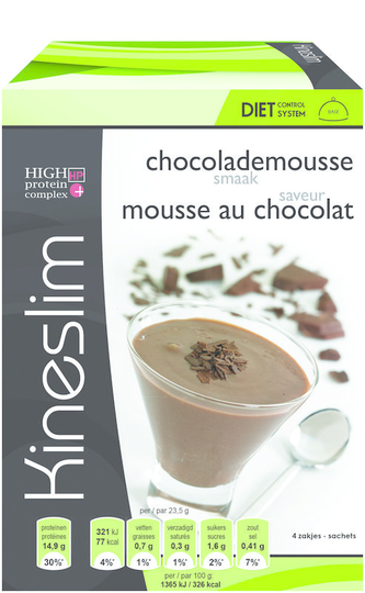 Kineslim Chocolademousse (4 Stuks)