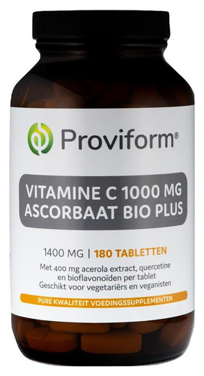 Proviform Vitamine C1000 ascorbaat bio plus (180 Tabletten)