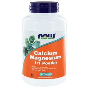 NOW Calcium & magnesium 1:1 (227 gr)
