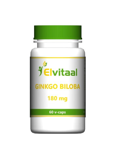 Elvitaal/elvitum Ginkgo biloba (60 Vegetarische capsules)