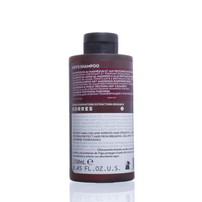 Korres Mannenshampoo met Magnesium&Tarweproteïnen | 250 ml
