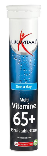 Lucovitaal Multi 65+ mangosmaak (20 Bruistabletten)