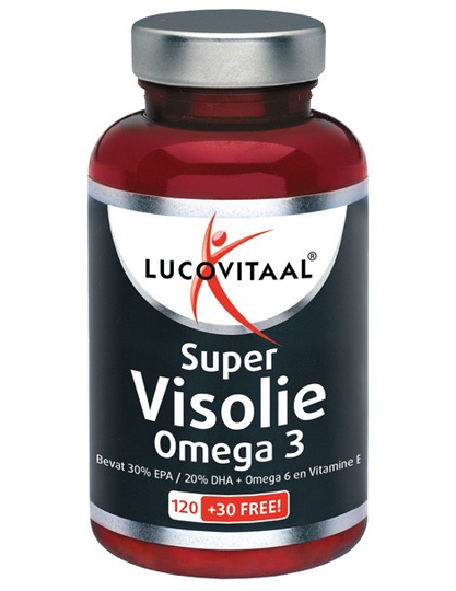 Lucovitaal Super visolie omega 3-6 (150 Capsules)