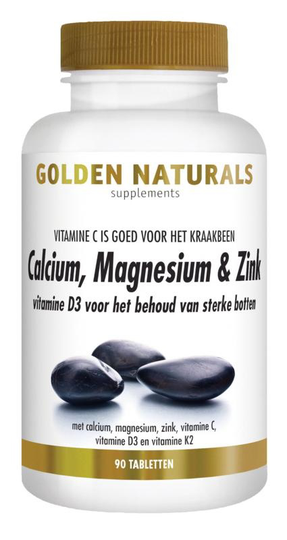 Golden Naturals Calcium Magnesium & Zink