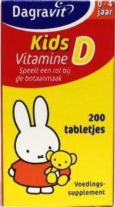 Dagravit Vitamine D tablet kids (200 Stuks)