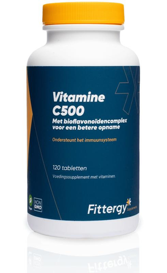 Fittergy Vitamine C500 bioflavonoiden (120 Tabletten)