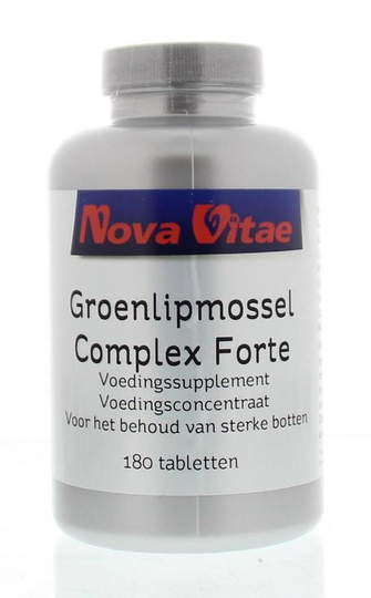 Nova Vitae Groenlipmossel complex forte (180 Tabletten)