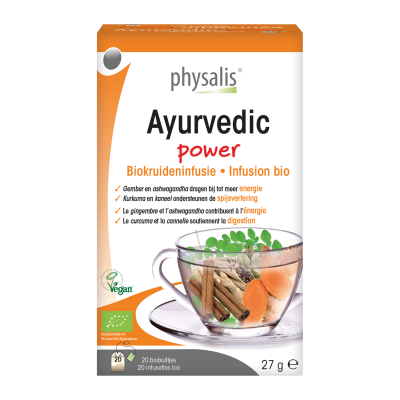 Physalis Ayurvedic Power Biokruideninfusie | 20 zakjes