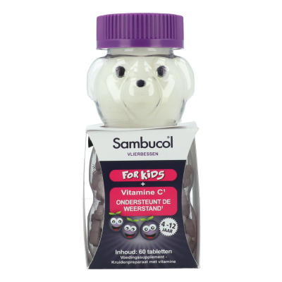 Sambucol for Kids + Vitamine C | 60 kauwtabletten