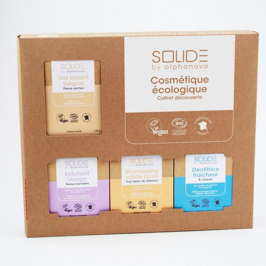 Alphanova Solide Giftbox droge huid 4 producten (1 Stuks)