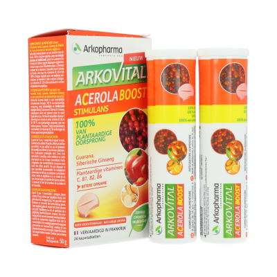 Arkovital Acerola Boost Stimulans | 24 kauwtabletten