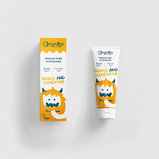 Nordics Tandpasta kind orange vegan (50 Milliliter)