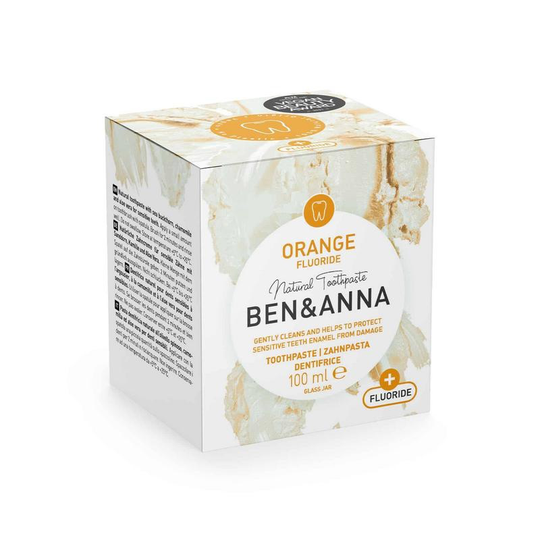 Ben & Anna Tandpasta orange fluoride (100 Gram)