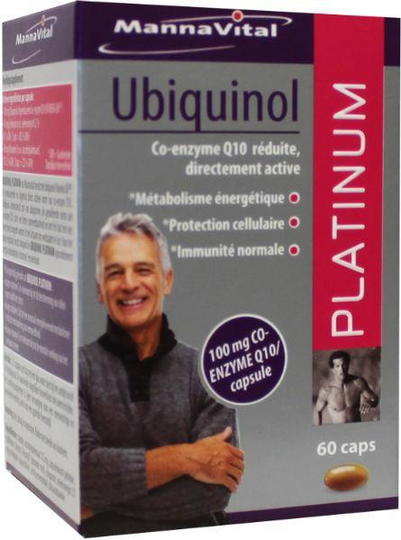 Mannavital Ubiquinol platinum (60 Capsules)