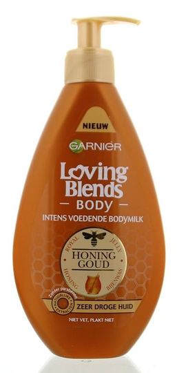Garnier Bodymilk intens voedend honing goud (250 Milliliter)