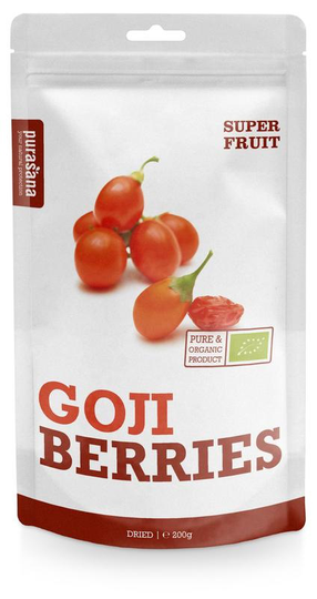 Purasana Goji bessen/baies vegan bio (200 Gram)