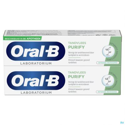 Oral-B Tandvlees Purify Intense Reiniging DUO | 2 x 75 ml