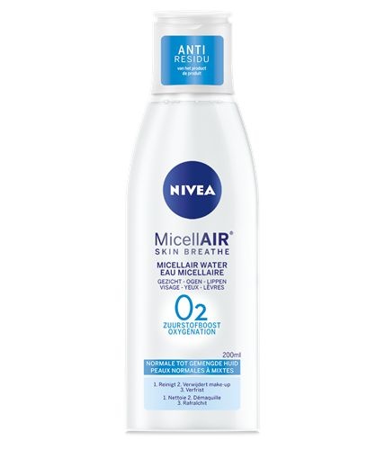 Nivea Visage essentials verfrissend micellair water (200 Milliliter)