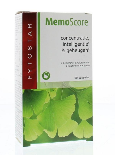 Fytostar Memo score geheugenformule (60 Capsules)