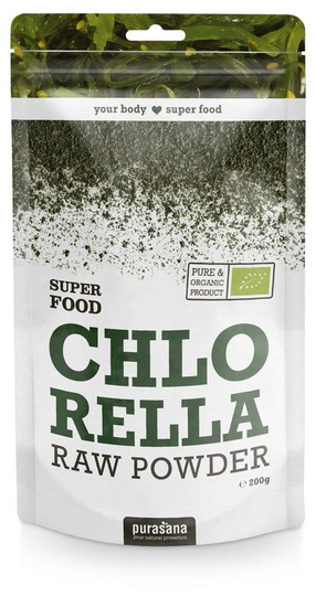 Purasana Chlorella poeder/poudre vegan bio (200 Gram)