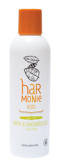 Harmonie Bad en douchegel aloe vera bio (200 Milliliter)